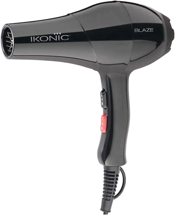 IKONIC Blaze Black Hair Dryer - 1800 Watts